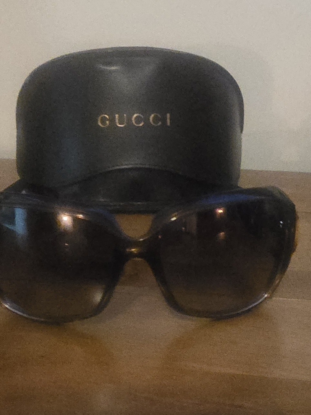 Gucci Oversized Women's Sunglasses in Olive Gradient